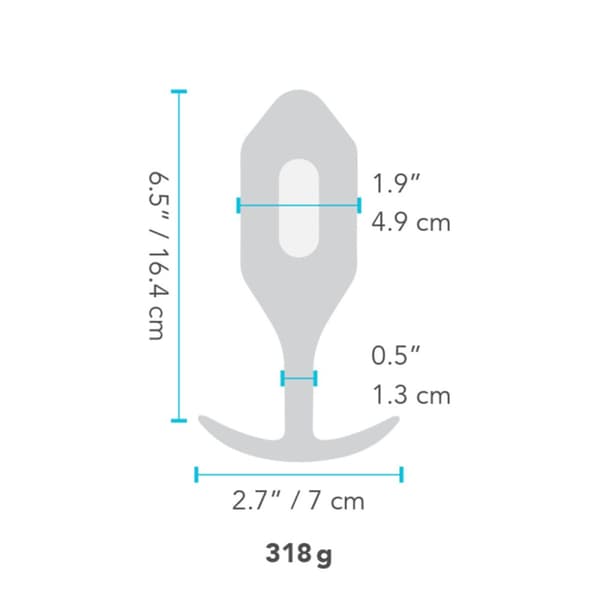 Analplugg B-Vibe Vibrating XXL Black