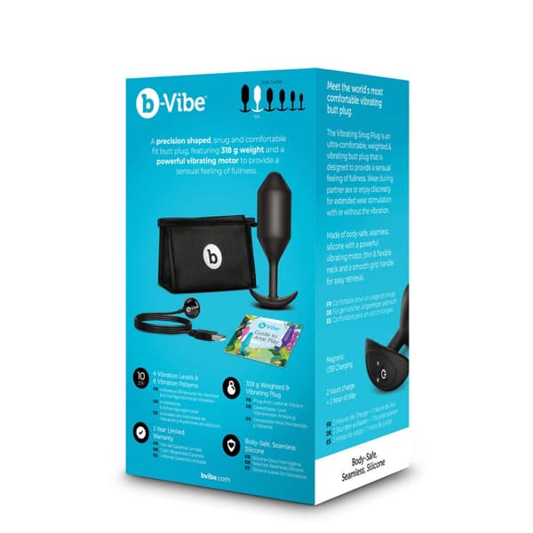 Analplugg B-Vibe Vibrating XXL Black