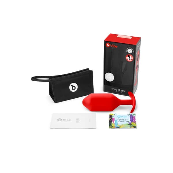 Analplugg B-Vibe 6 Röd