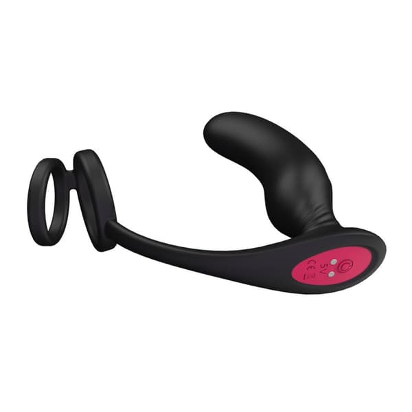 Anal vibrator Dream Toys Essentials P-Pleaser Svart