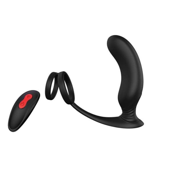 Anal vibrator Dream Toys Essentials P-Pleaser Svart