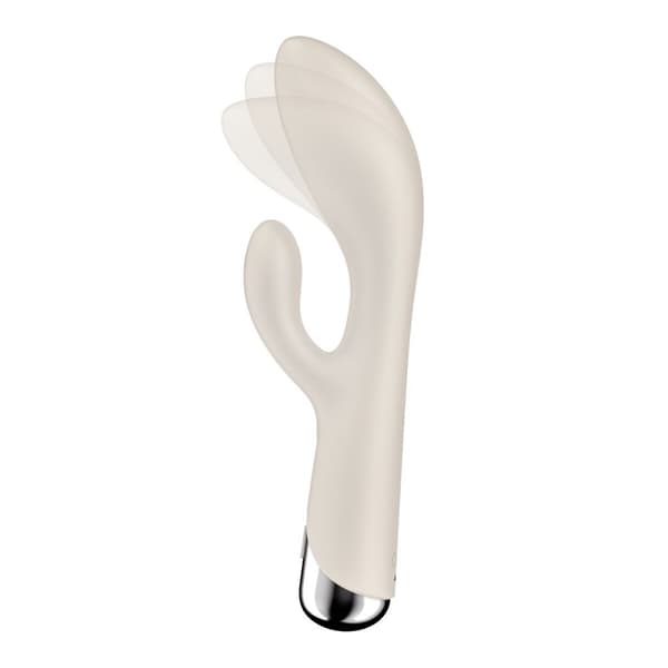Dubbelvibrator Dual Stimulation Vibe Satisfyer Spinning Rabbit 1 Vit