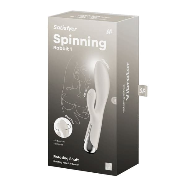 Dubbelvibrator Dual Stimulation Vibe Satisfyer Spinning Rabbit 1 Vit