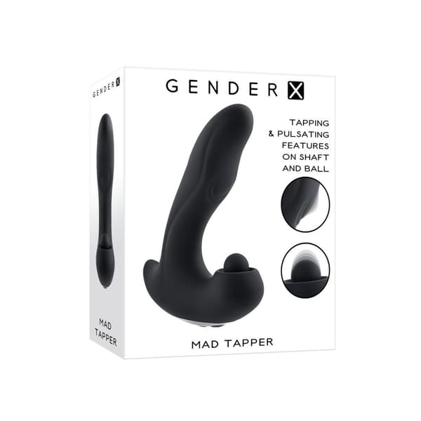 G-spotvibrator Gender X Mad Tapper Svart