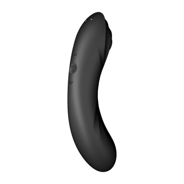 Dubbelvibrator Dual Stimulation Vibe Satisfyer CURVY TRINITY 4 Svart