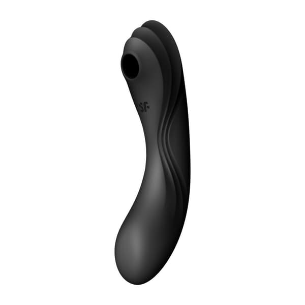 Dubbelvibrator Dual Stimulation Vibe Satisfyer CURVY TRINITY 4 Svart