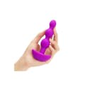 Miniatyrbild 11 av 11: Triplet Analkulor Fuchsia B-Vibe 92740 Rosa