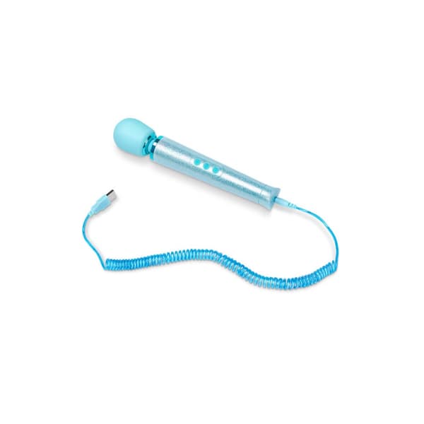 Vibrator Le Wand All That Glimmers Set Pastellblå