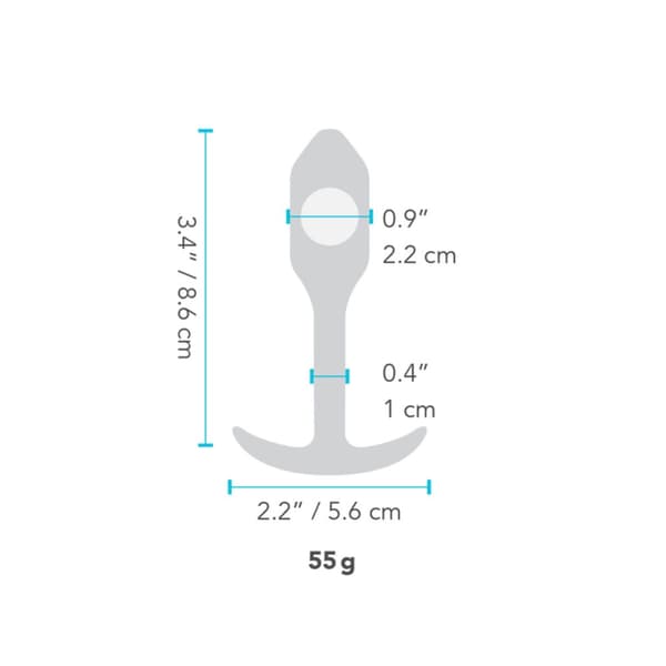 Analplugg B-Vibe 96717 Rosa