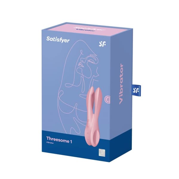 G-spotvibrator Satisfyer Threesome 1 Rosa