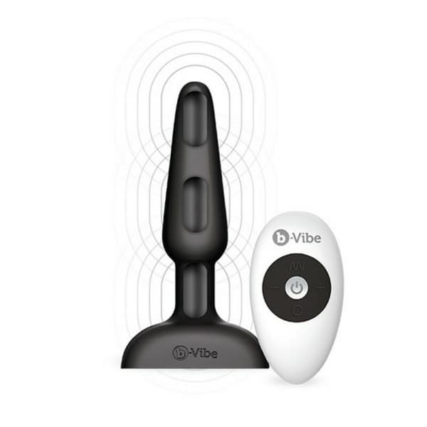 Analplugg med fjärrkontroll B-Vibe 05882610000 Svart