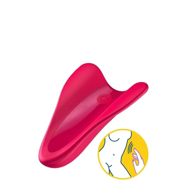 Vibrator High Fly Finger Satisfyer 4004129 Röd
