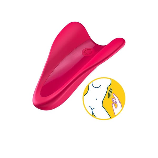 Vibrator High Fly Finger Satisfyer 4004129 Röd