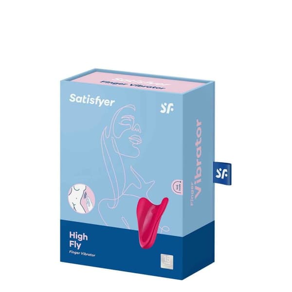 Vibrator High Fly Finger Satisfyer 4004129 Röd