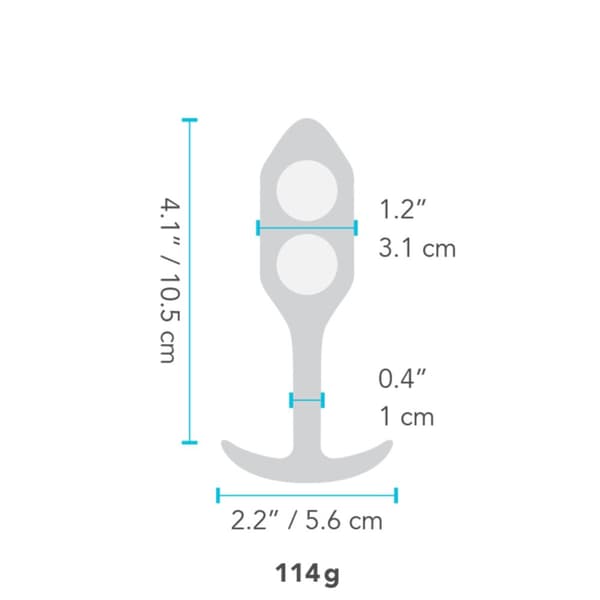 Analplugg B-Vibe 96748 Svart