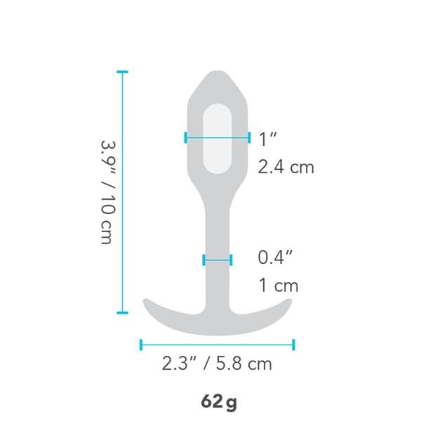 Analplugg B-Vibe Vibrating Snug Orange