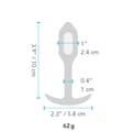 Miniatyrbild 9 av 9: Analplugg B-Vibe Vibrating Snug Orange