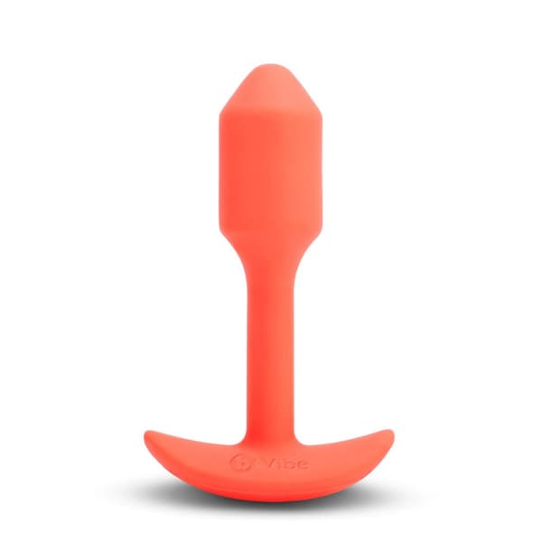 Analplugg B-Vibe Vibrating Snug Orange