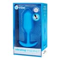 Miniatyrbild 1 av 9: Analplugg B-Vibe Vibrating Snug 3 Blå (3,7 x 13,8 x 1 cm)