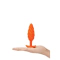 Miniatyrbild 4 av 11: Vibrerande anuspropp B-Vibe Swirl Texture Orange