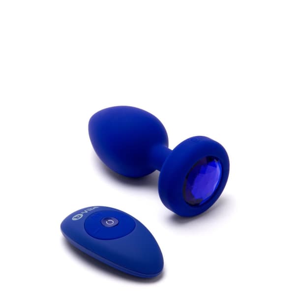 Vibrator B-Vibe Vibrating Jewel Blå Marinblå L/XL