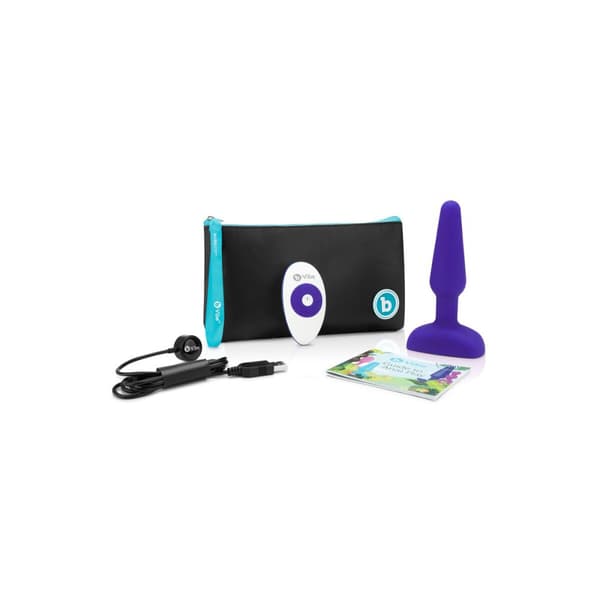 Analplugg med fjärrkontroll B-Vibe 05882530000 Purpur