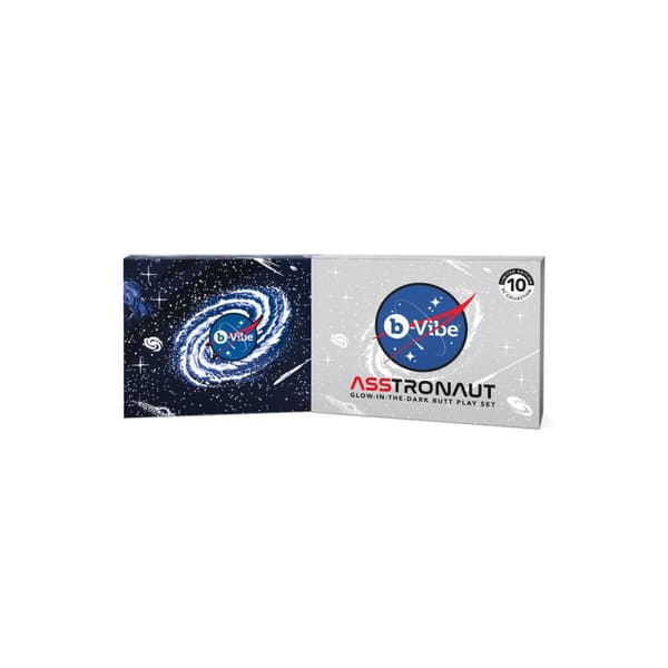Lustask Large Pleasure Kit B-Vibe ASStronaut Glow-in-the-Dark Grön