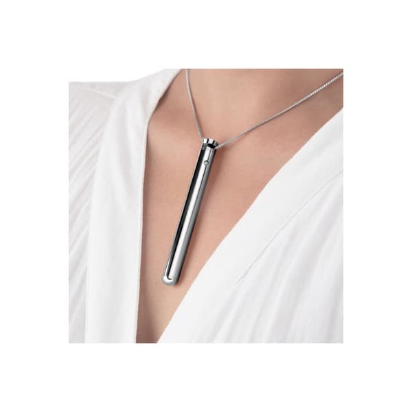 Patronvibrator Le Wand Necklace Hängen Silvrig