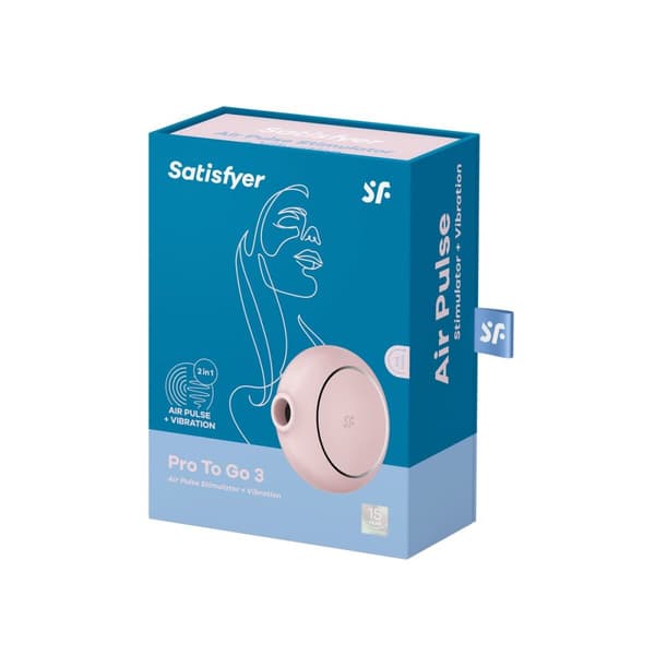 Sugstimulator för klitoris Satisfyer Pro to go 3 Rosa
