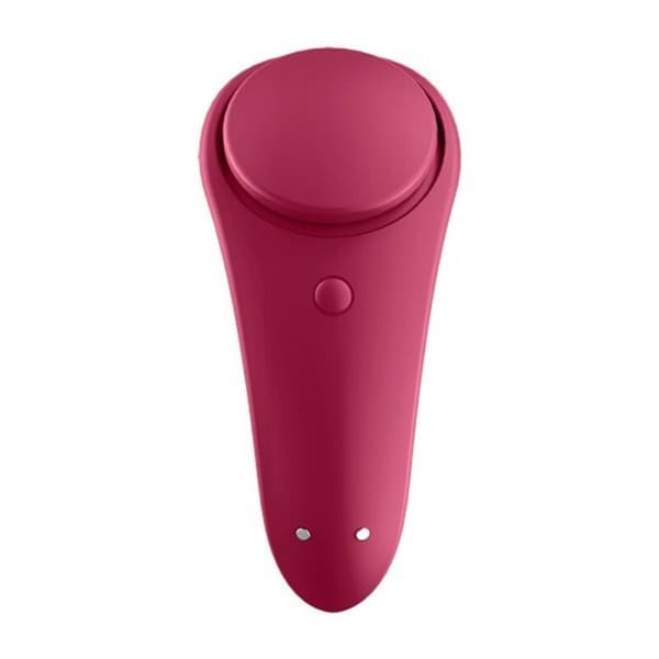 Massageapparat för par Satisfyer LITTLE SECRET WINE Röd