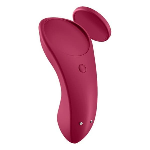 Massageapparat för par Satisfyer LITTLE SECRET WINE Röd