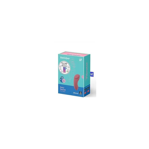 Massageapparat för par Satisfyer LITTLE SECRET WINE Röd