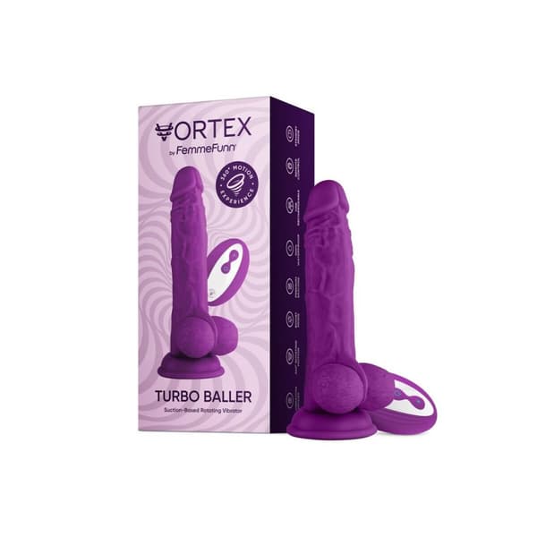 Realistisk dildo FemmeFunn Purpur