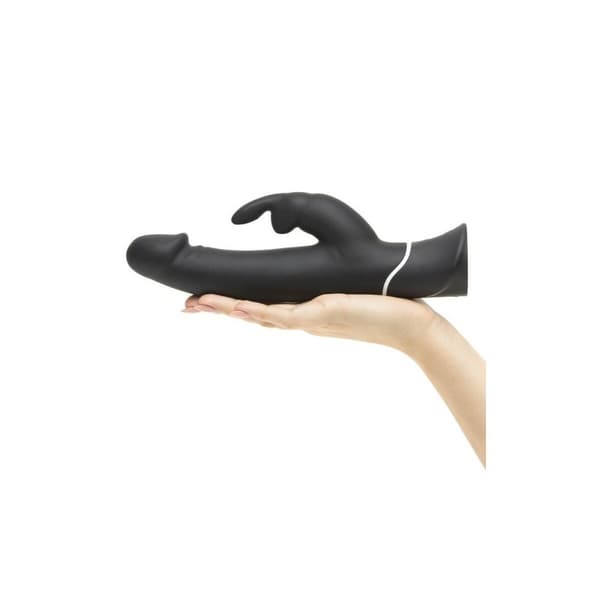 Kanindildo Happy Rabbit 01239 Svart