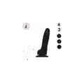 Miniatyrbild 2 av 4: Dildo Strap-on-me Realistic Svart M