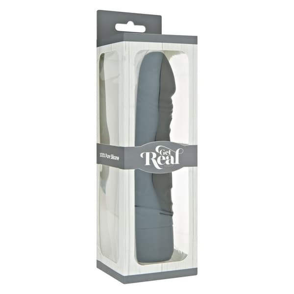 Klassisk vibrator Get Real by Toyjoy Svart Kräm