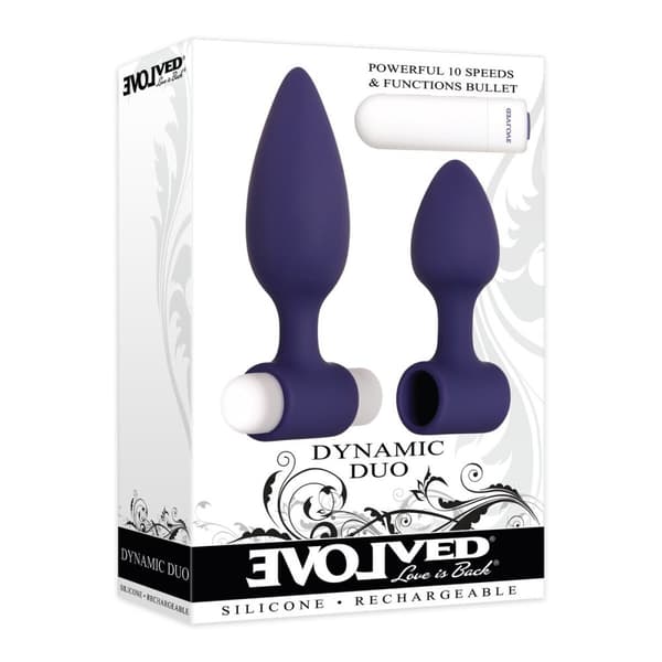 Anal plug Evolved Dynamic Duo Lilla