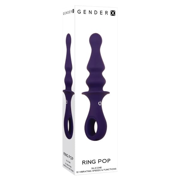 Anal plug Gender X RING POP Lilla (8,9 cm)