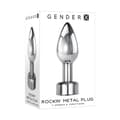 Miniatyrbillede 6 af 6: Anal plug Gender X ROCKIN' Sølvfarvet