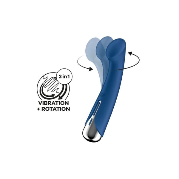 G-Punkt Vibrator Satisfyer Spinning G-Spot 1 Blå