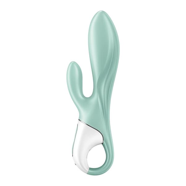 Dual Stimulation Vibe Satisfyer Air Pump Bunny 5 Grøn