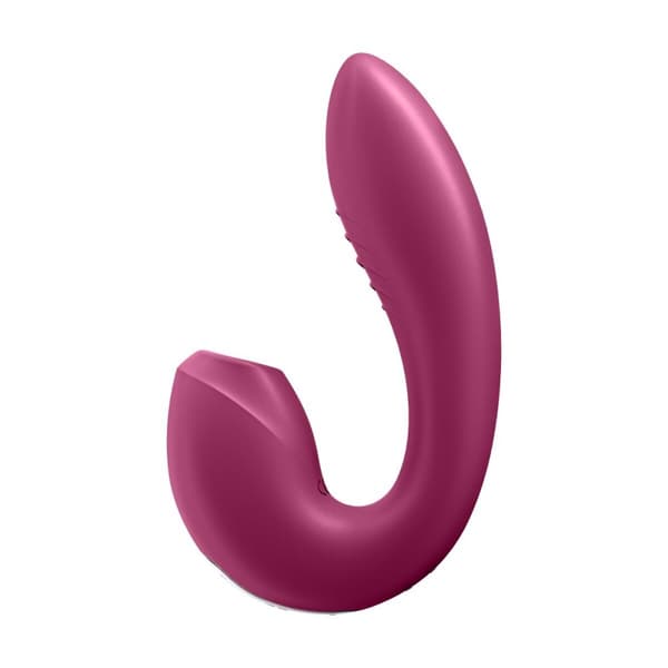 Dual Stimulation Vibe Supernova Insertable Satisfyer Sunray Rød Fuchsia