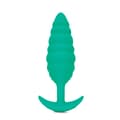 Miniatyrbillede 4 af 11: Vibrerende Buttplug B-Vibe Twist Texture Grøn