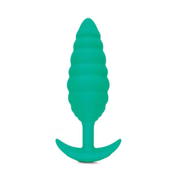 Vibrerende Buttplug B-Vibe Twist Texture Grøn