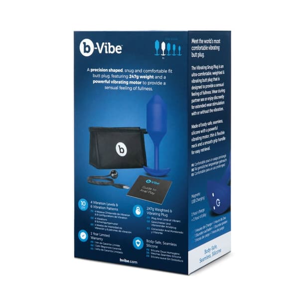 Anal plug B-Vibe Vibrating Blå