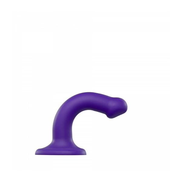 Masturberingsapparat Strap-on-me Semi-Realistic Dual Density Silikon Purpur S