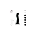 Miniatyrbild 6 av 10: Dildo Strap-on-me POINT STIMULATOR Svart L