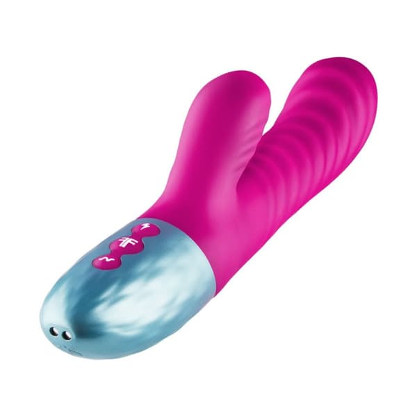 Dubbelvibrator Dual Stimulation Vibe FemmeFunn Delola Rosa