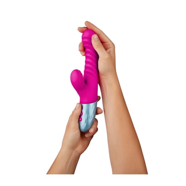 Dubbelvibrator Dual Stimulation Vibe FemmeFunn Delola Rosa