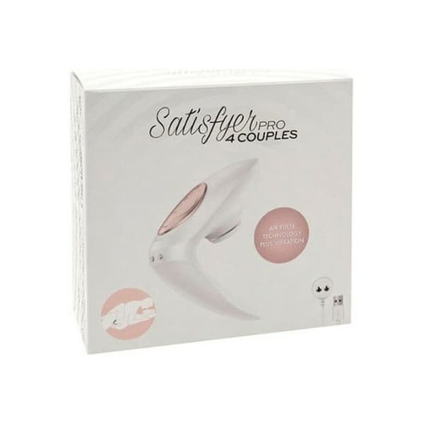 Klitoris sugestimulator Satisfyer Pro 4 Couples Hvid